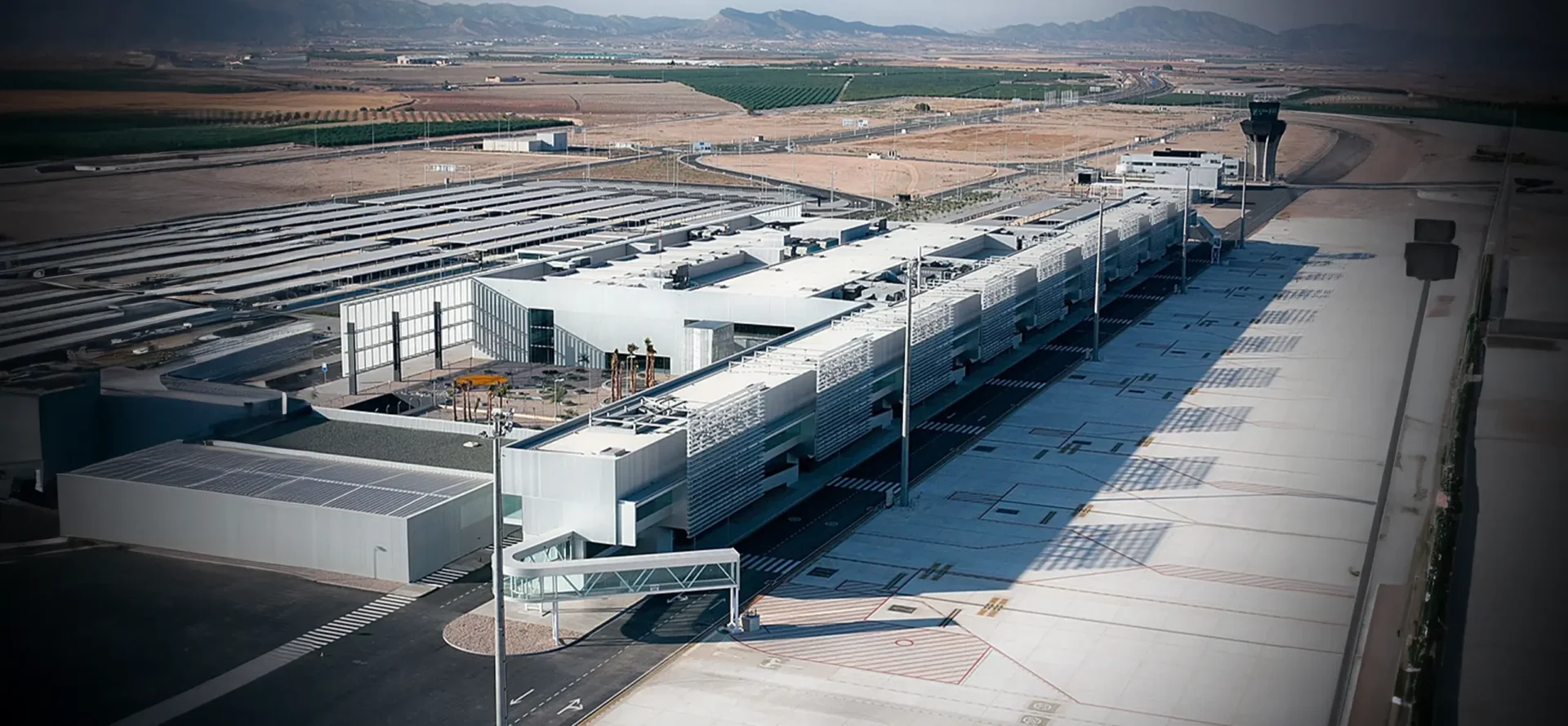 Vista aérea de proyecto de obra civil ejecutado por ConstuArchena